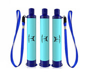 Rebel Tactical Water Filter Straw - Portable Water Filtration System for Safe Drinking, Water Filter for Outdoor Activities, Emergencies, Travel,Camping, Survival, Hiking, Backpacking - Rebel Tactical