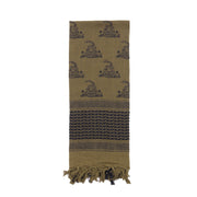 ROTHCo Gadsden Snake Shemagh Tactical Desert Scarf - Security Pro USA