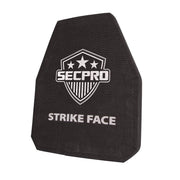 ( 2017 ) SecPro Lightweight Shooters Cut Stand Alone Level III Tensylon Hard Armor Plate - SecPro