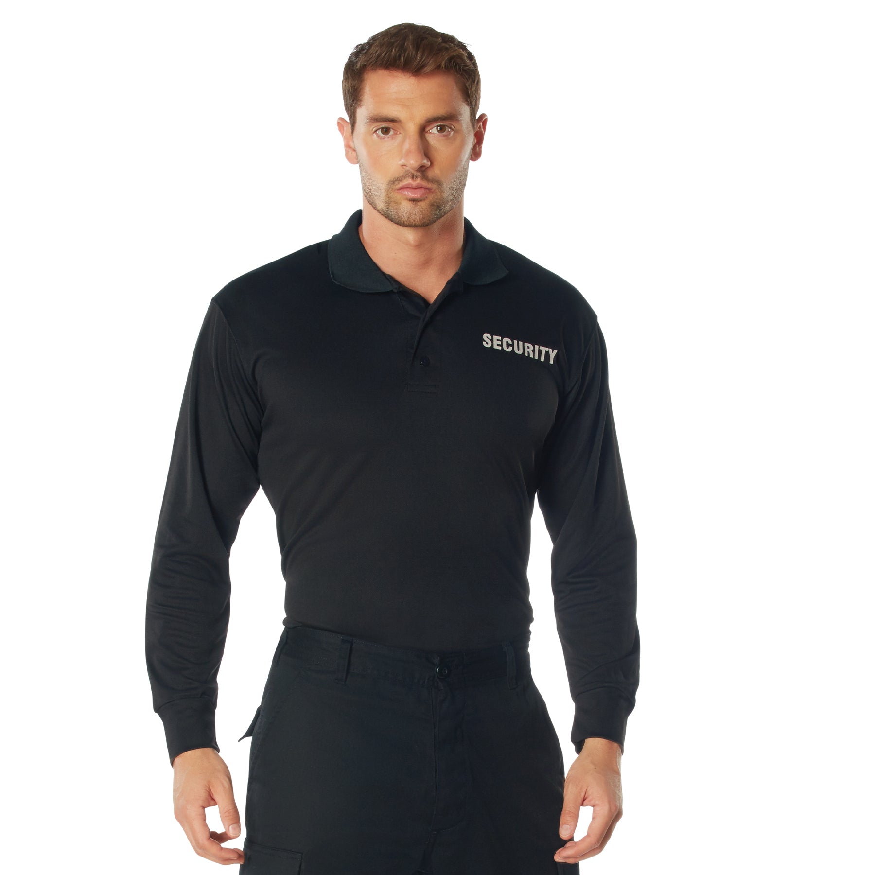 Moisture Wicking Long Sleeve Security Polo – Security Pro USA