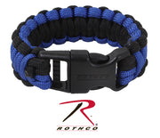 ROTHCo Deluxe Thin Blue Line Paracord Bracelet - Security Pro USA