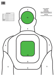 Silhouette Training Paper Shooting Targets 18" x 24" - #50 Paper - High Visibility- 50 Pack - M-One Targets