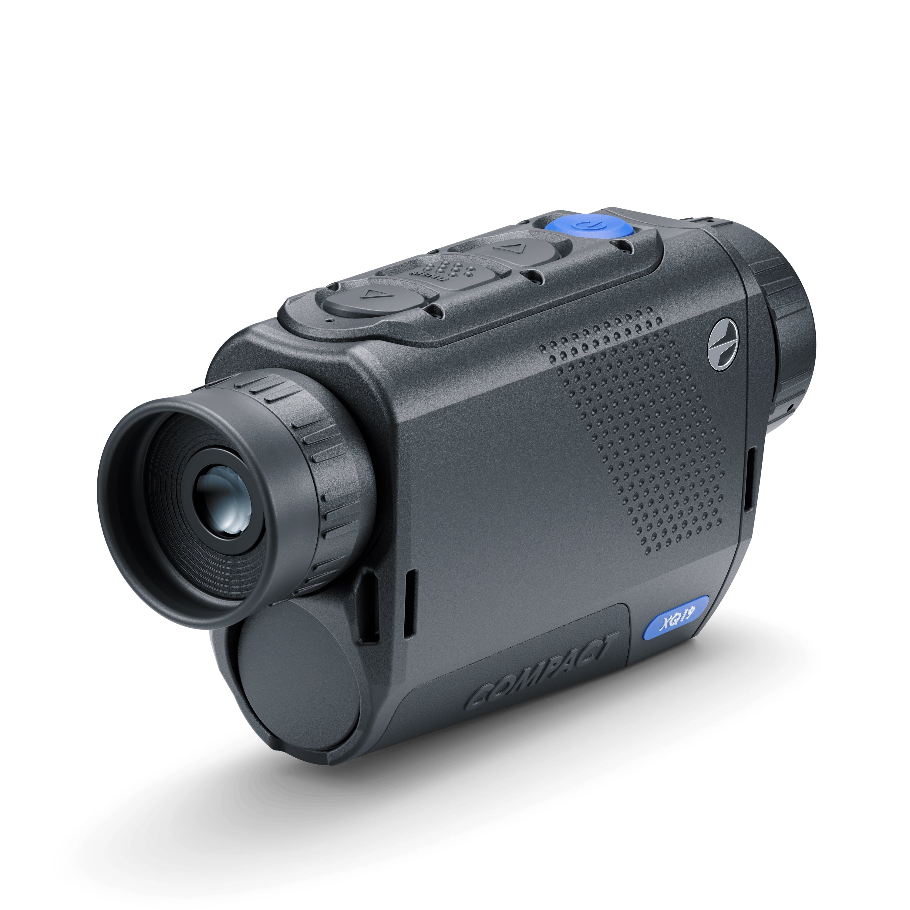 Rangefinder with lens on a white background