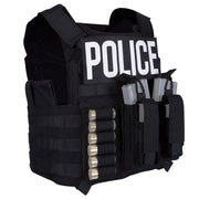 SecPro S.W.A.T. Plate Carrier - Police Decal - SecPro
