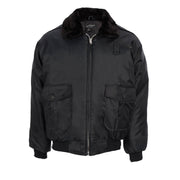 Tact Squad Nylon Police Bomber Black Jacket - 1000