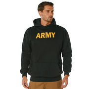 ROTHCo Army Printed Pullover Hoodie - Black - Security Pro USA