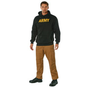Rothco Army Printed Pullover Hoodie - Black Sweatshirts & Hoodies detail photo