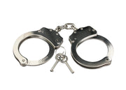 Rothco Professional Detective Handcuffs Silver detail photo Security Pro USA