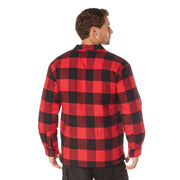 Rothco Buffalo Plaid Quilted Lined Jacket - Red Flannel and alternate photo