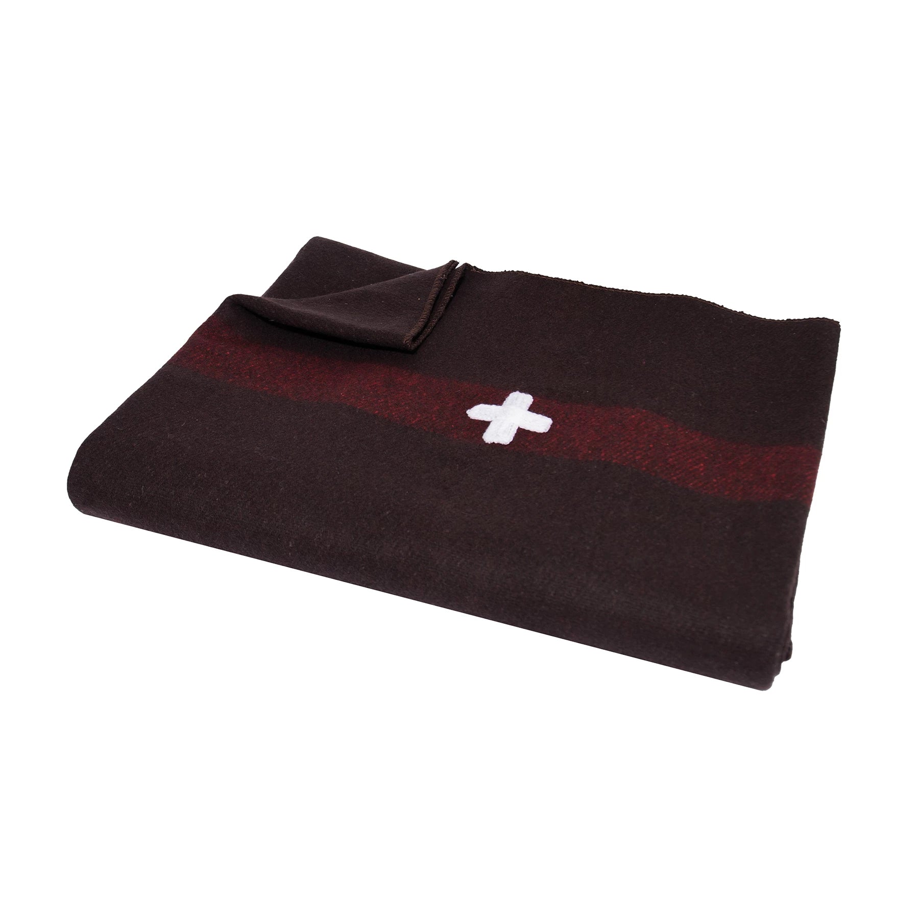 Rothco Swiss Army Wool Blanket With Cross New Arrivals side detail photo