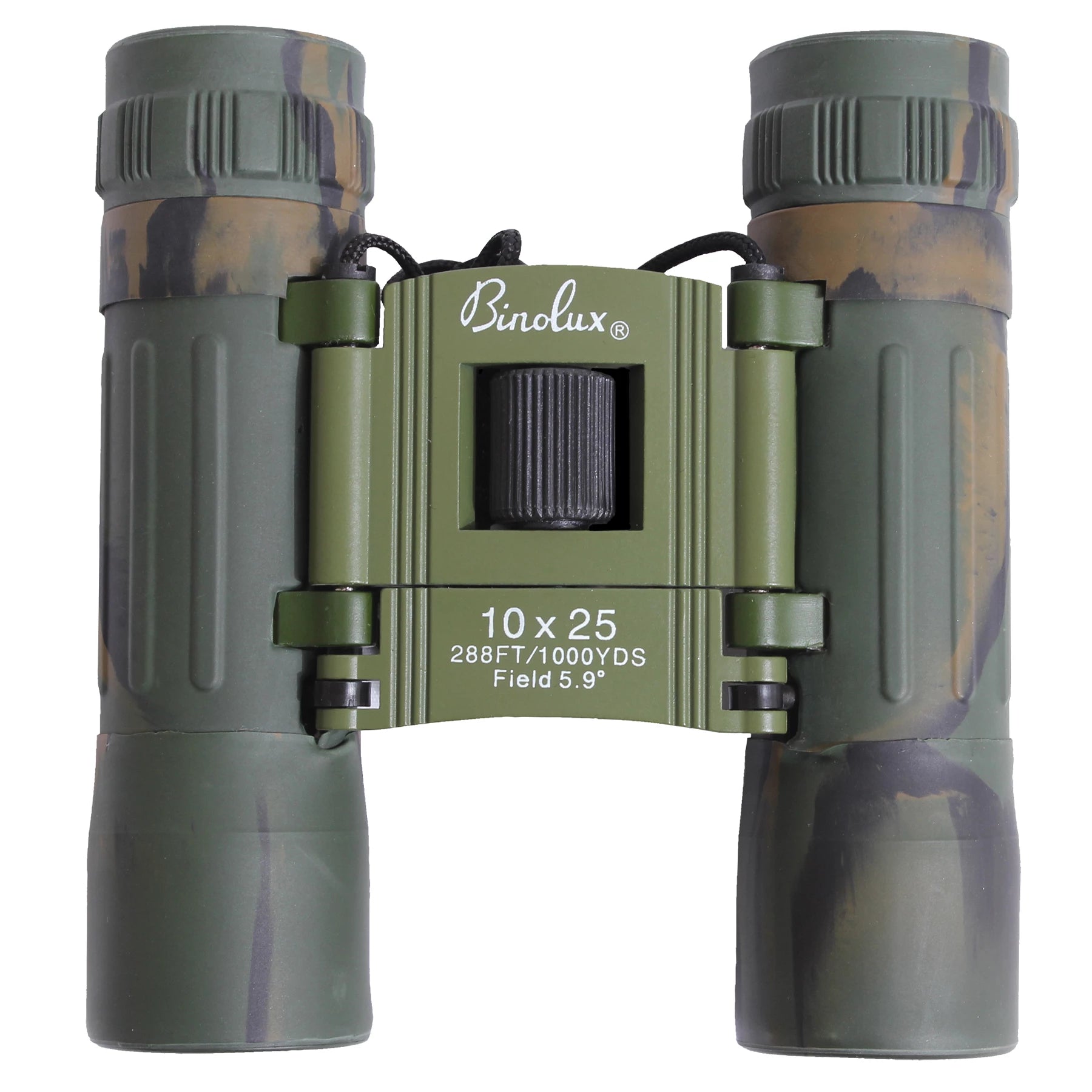 Rothco Camo Compact 10 X 25mm Binoculars side detail photo