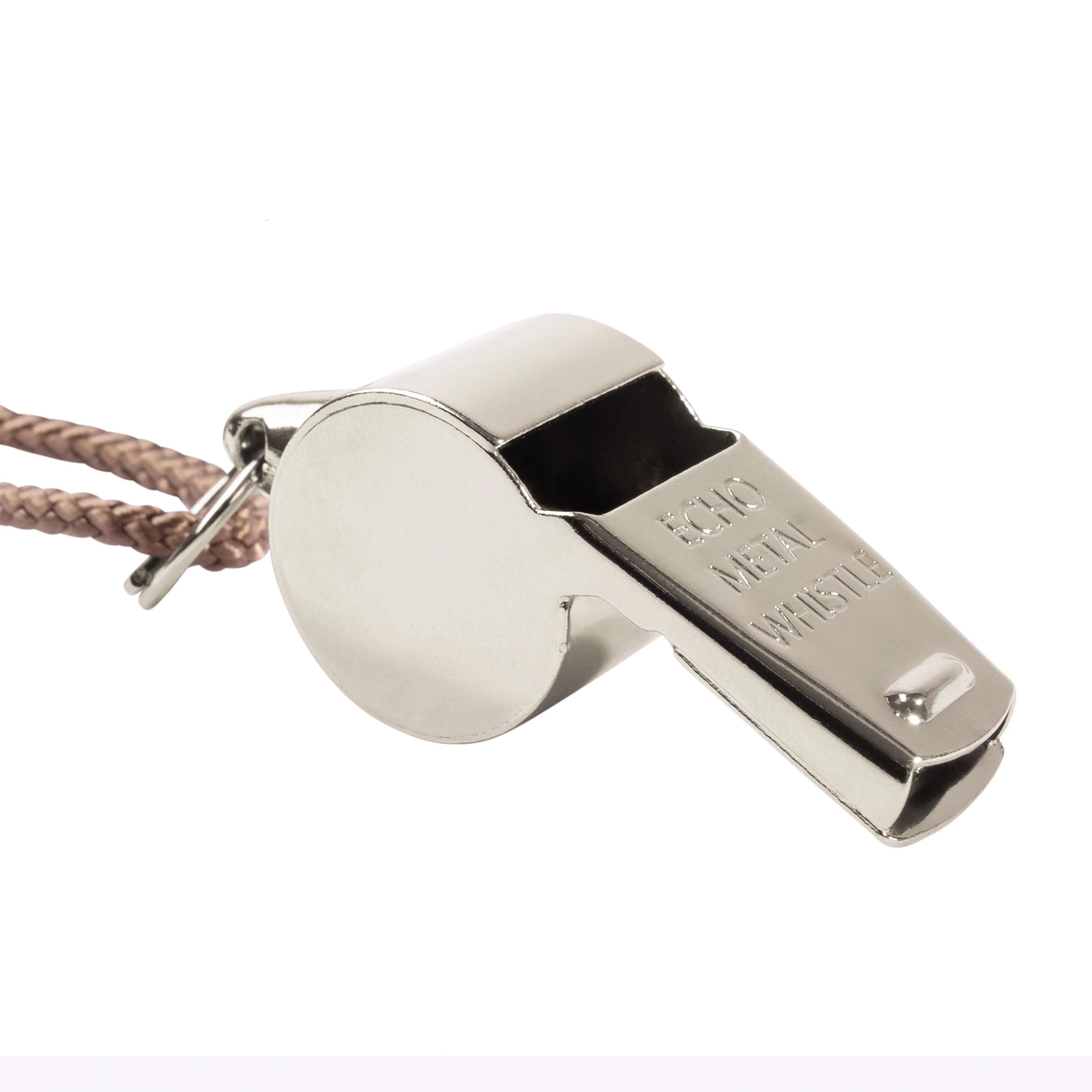 Rothco GI Style Police Whistle Silver Tactical & Public side detail photo