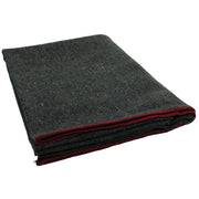 Rothco Wool Rescue Survival Blanket Grey 60" x 80" side detail photo