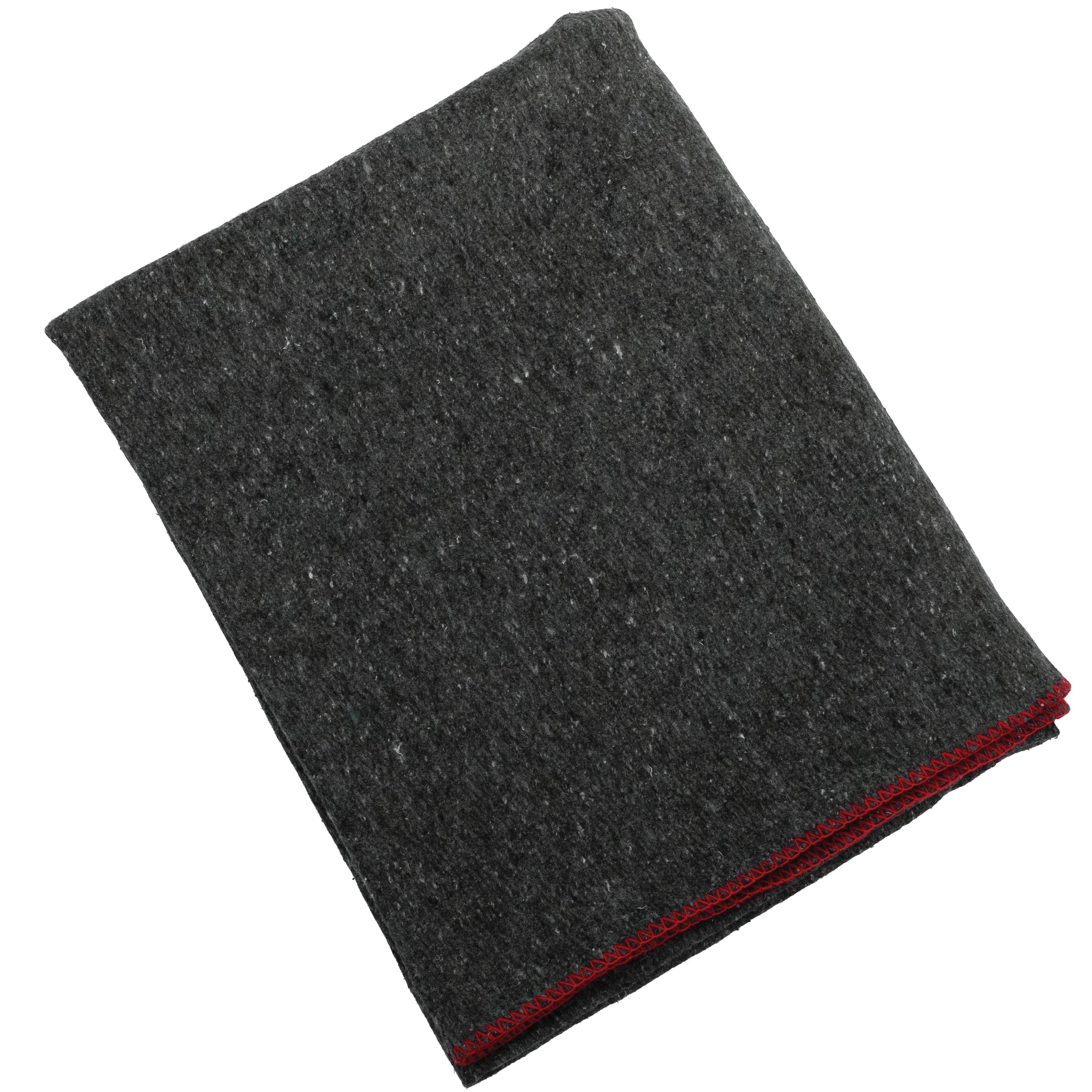 Rothco Wool Rescue Survival Blanket Grey 60" x 80" angled product photo
