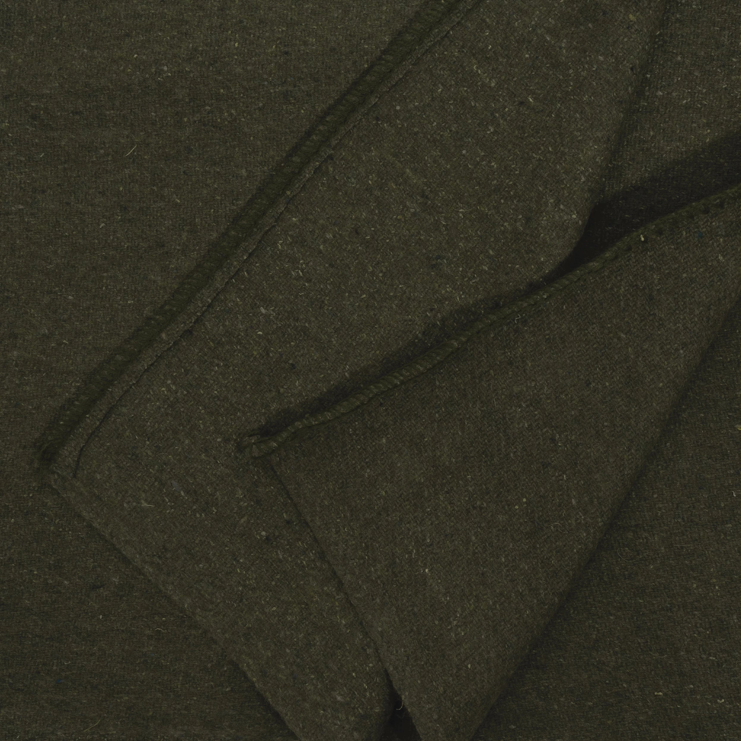 Rothco Wool Rescue Survival Blanket Grey 60" x 80" Bug close-up photo