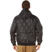 Rothco Quilted Woobie Hooded Sweatshirt Collection reverse view