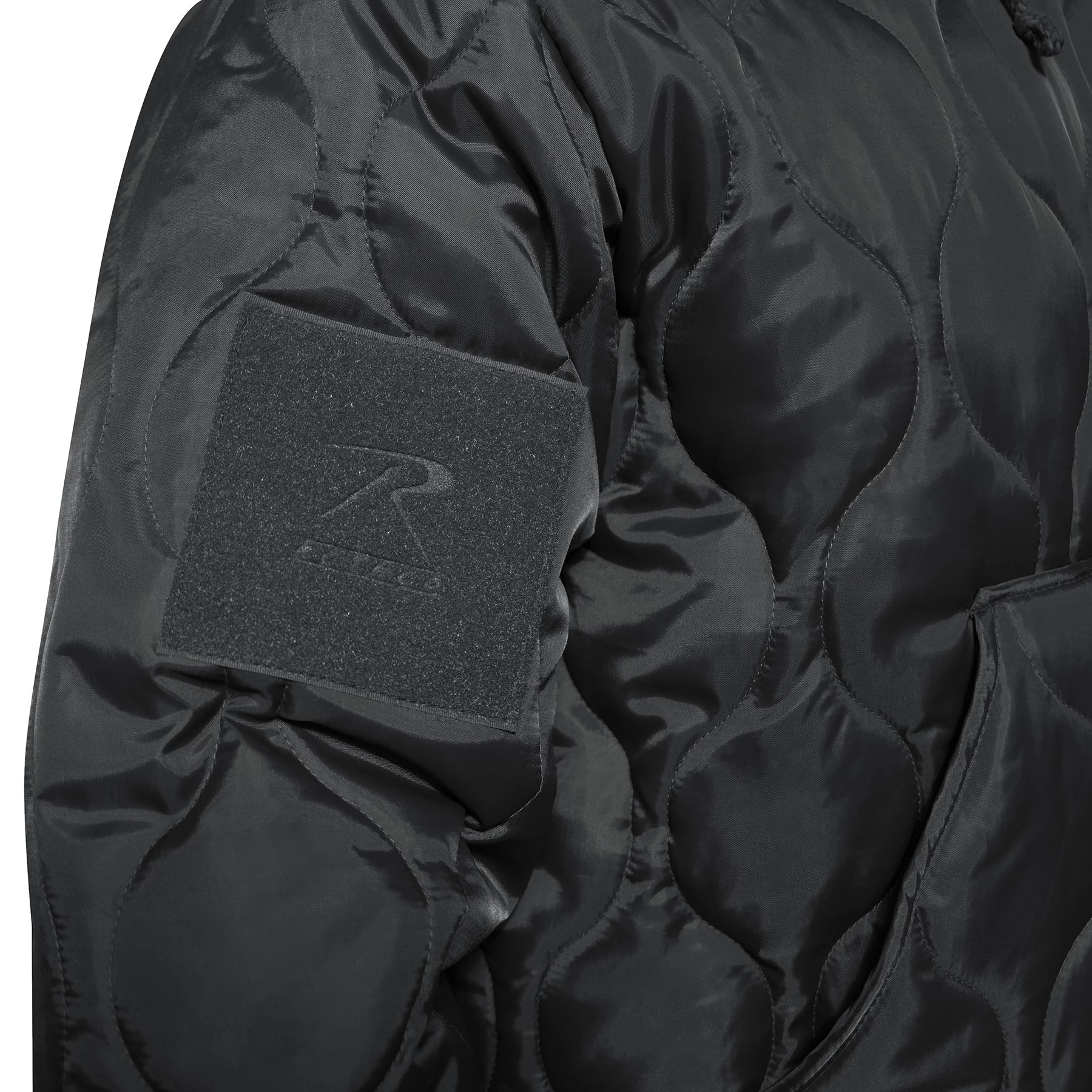 Rothco Quilted Woobie Hooded Sweatshirt Collection angled product photo