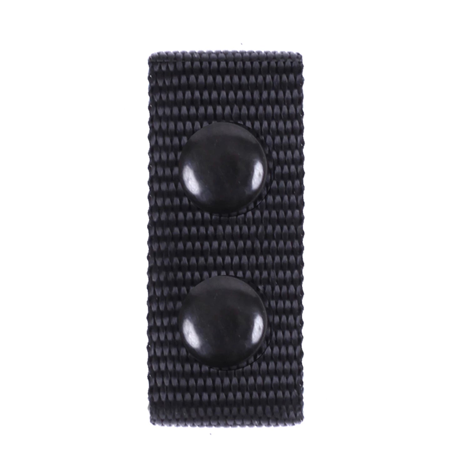 Rothco Belt Keepers - 4 Piece Set Black Duty side detail photo