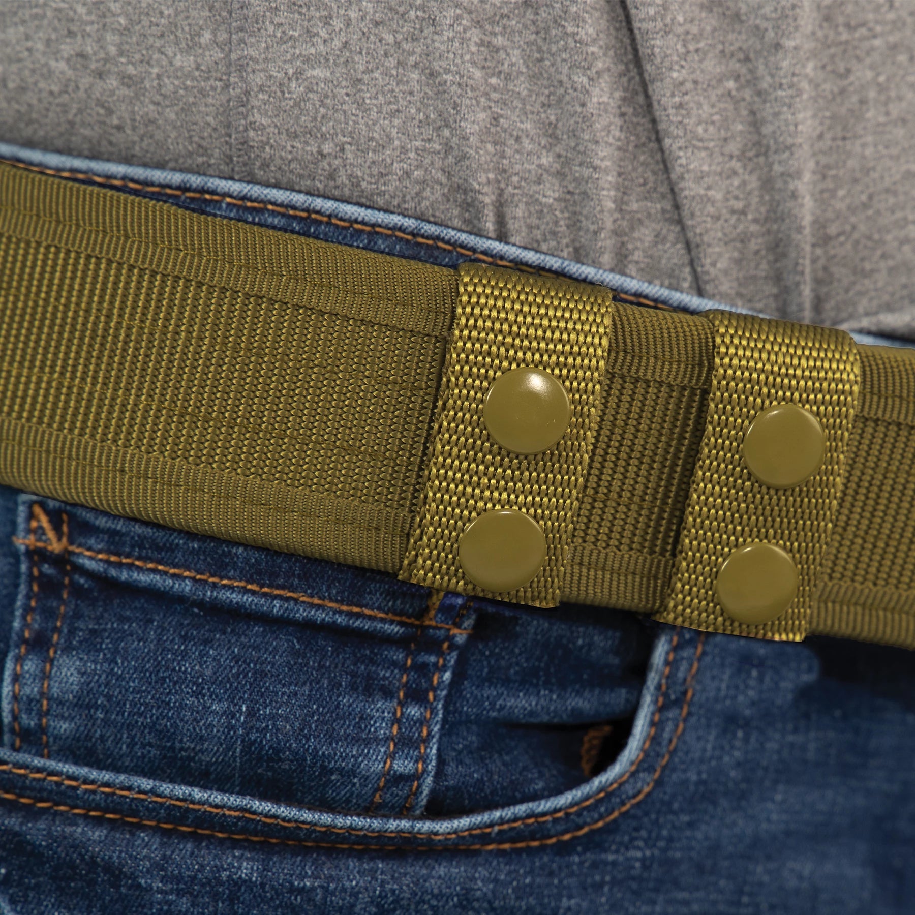 Rothco Belt Keepers - 4 Piece Set Black Duty Gear close-up photo
