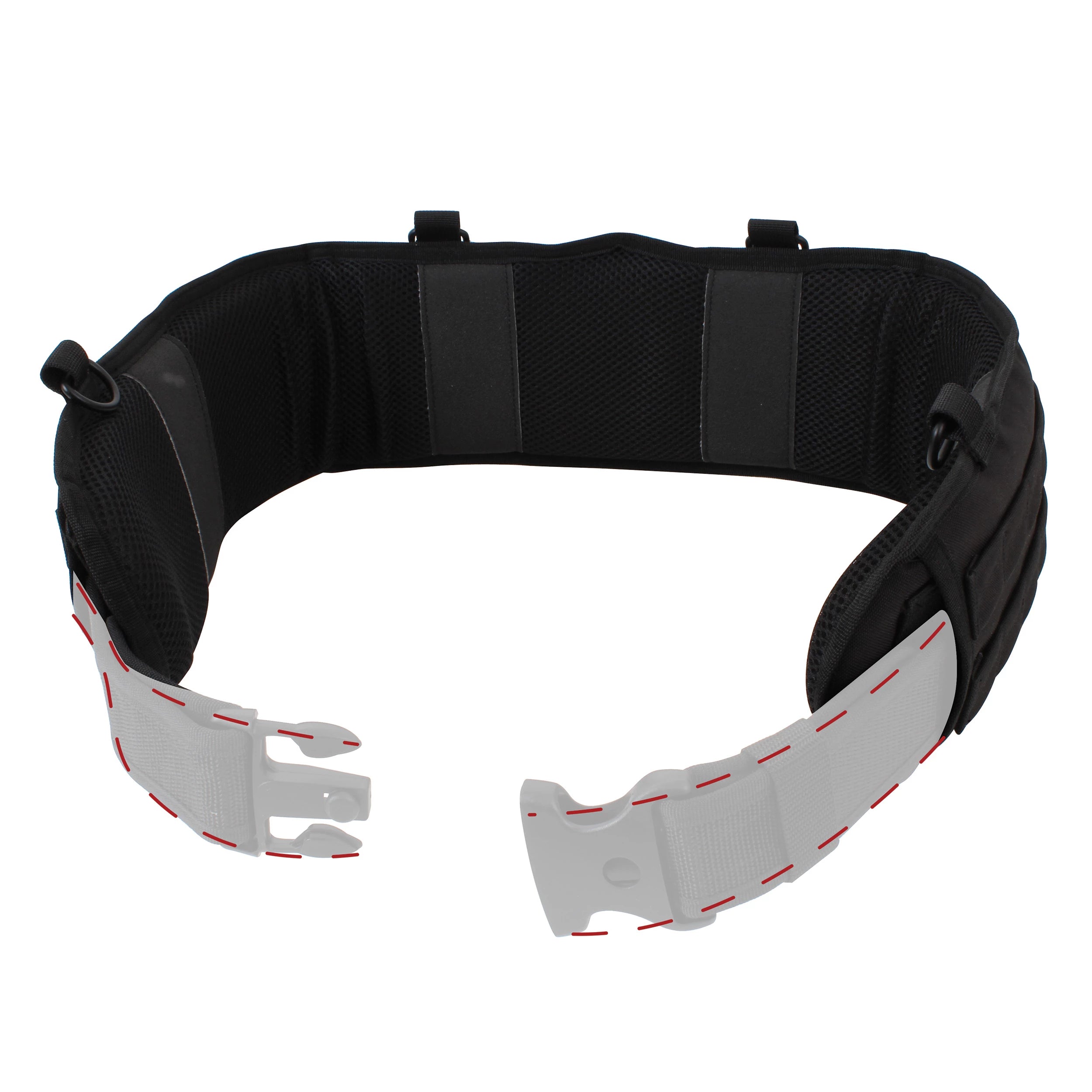 Rothco Tactical Battle Belt Duty Gear reverse view
