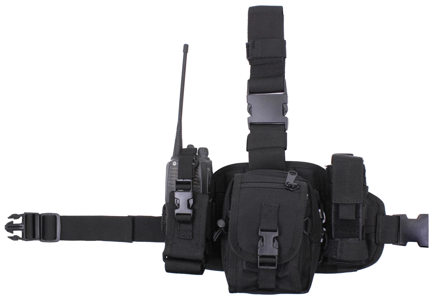 Rothco Drop Leg Utility Rig Black Duty Gear close-up photo