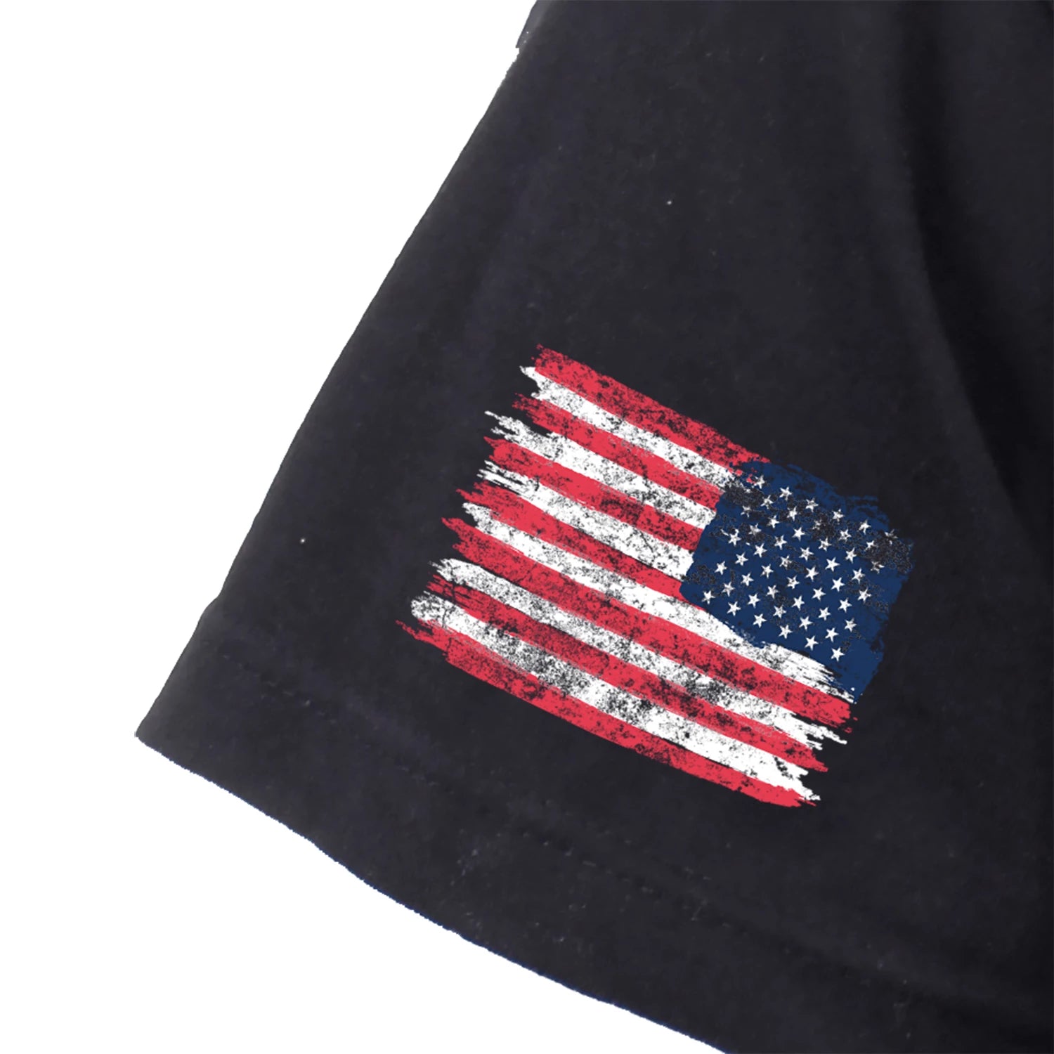 Rothco US Flag Bearded Skull T-Shirt Graphic Print close-up photo