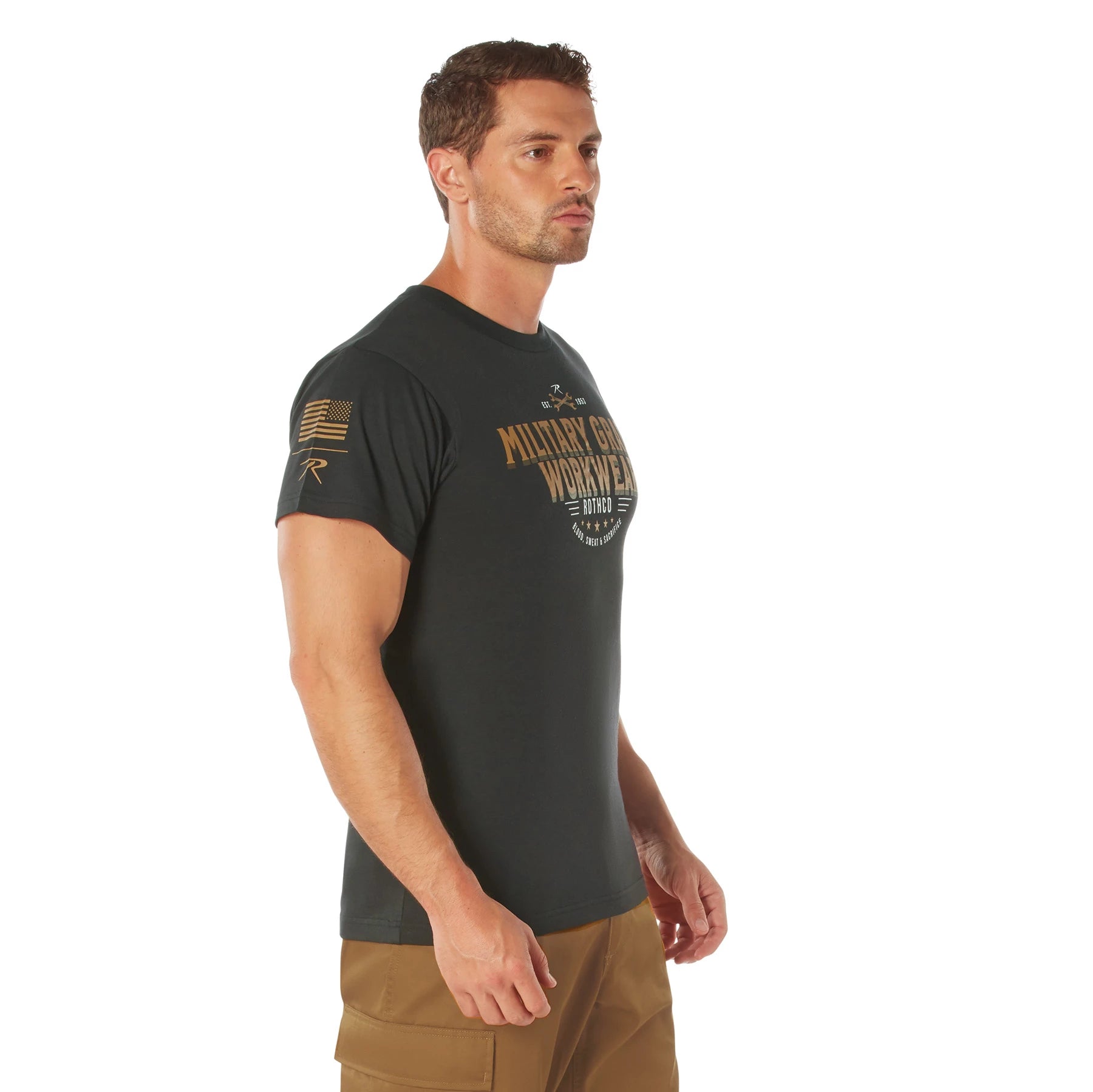 Rothco Military Grade Workwear Graphic T-Shirt Sneak Previews detail photo
