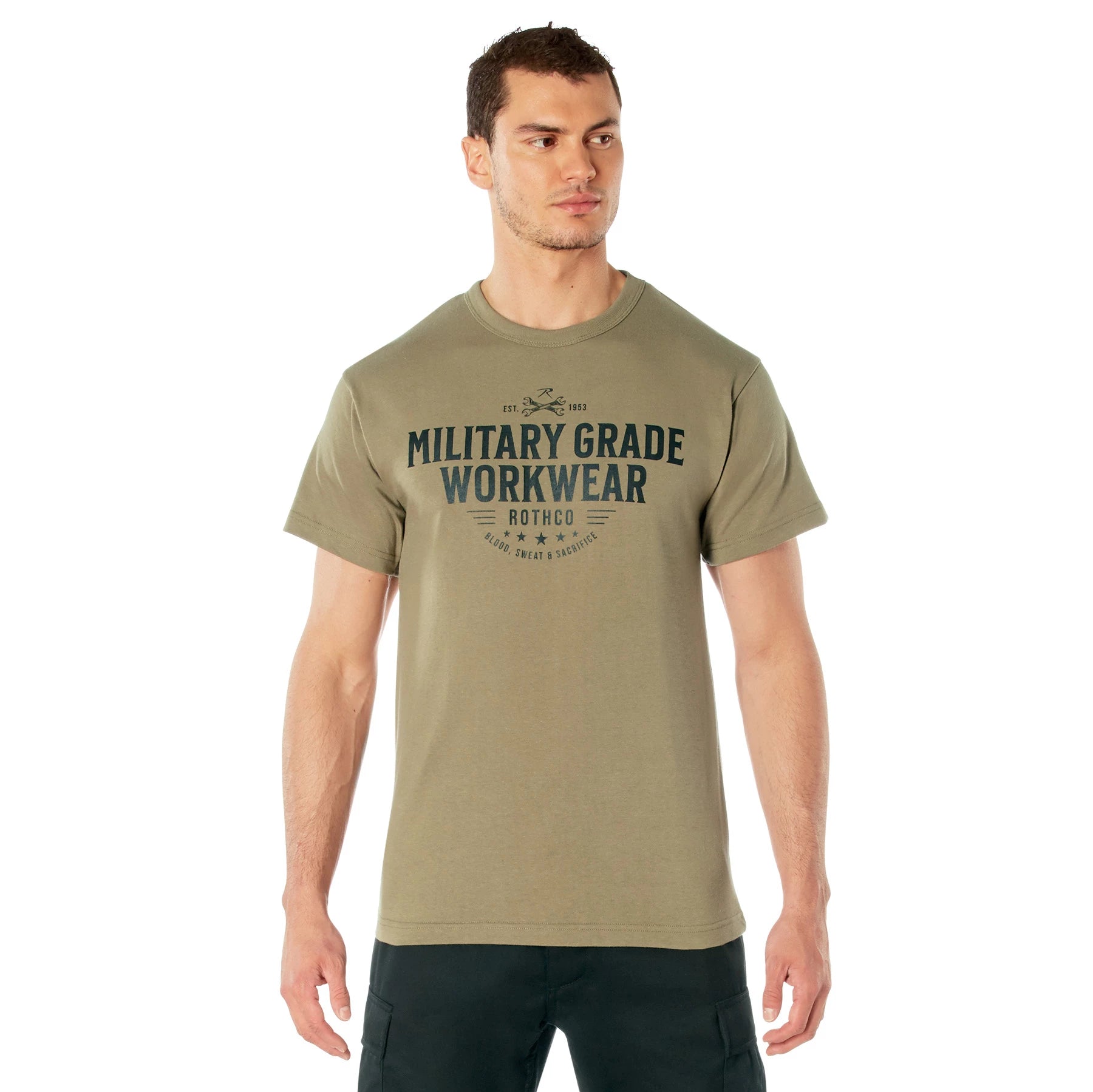 Rothco Military Grade Workwear Graphic T-Shirt Sneak Previews reverse view