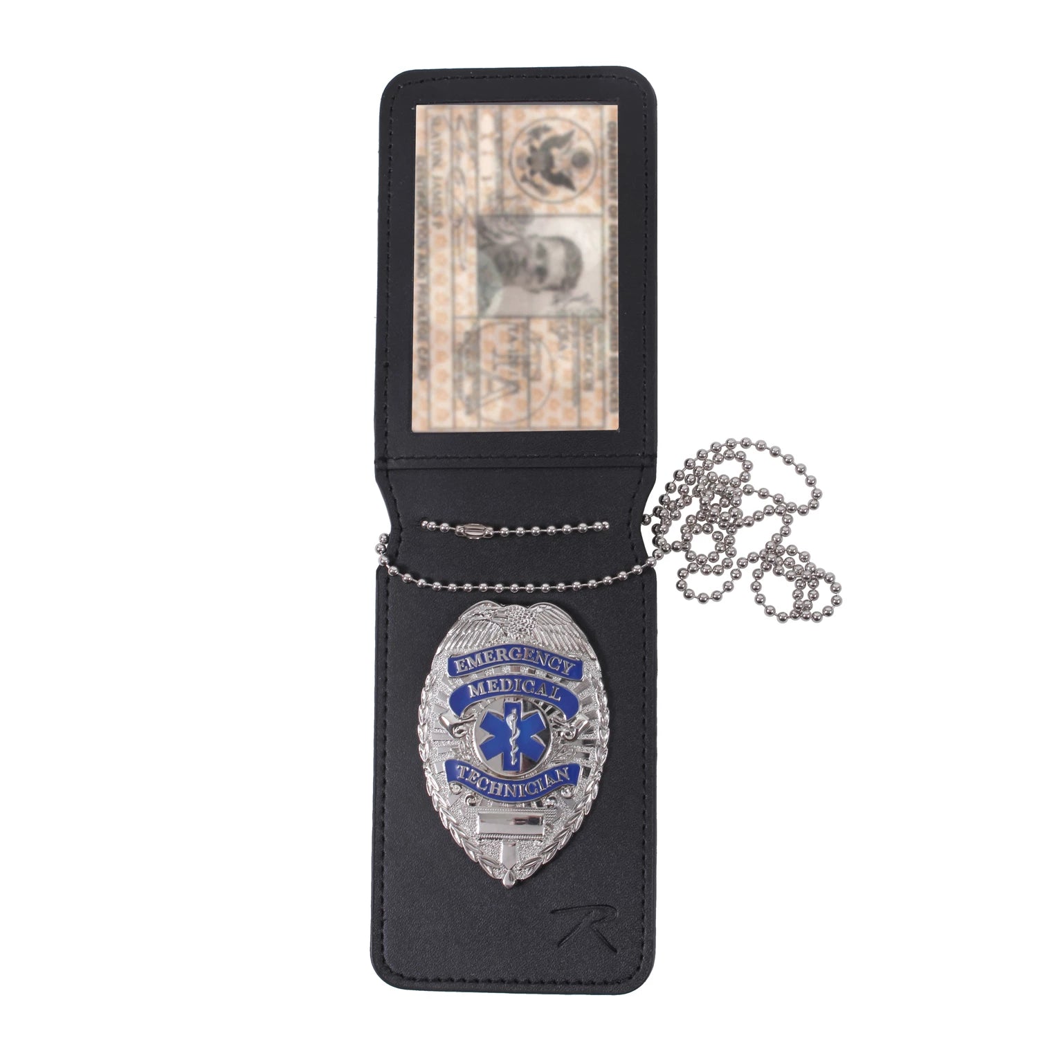 Rothco Universal Leather Badge & ID Holder Badges Holders close-up photo