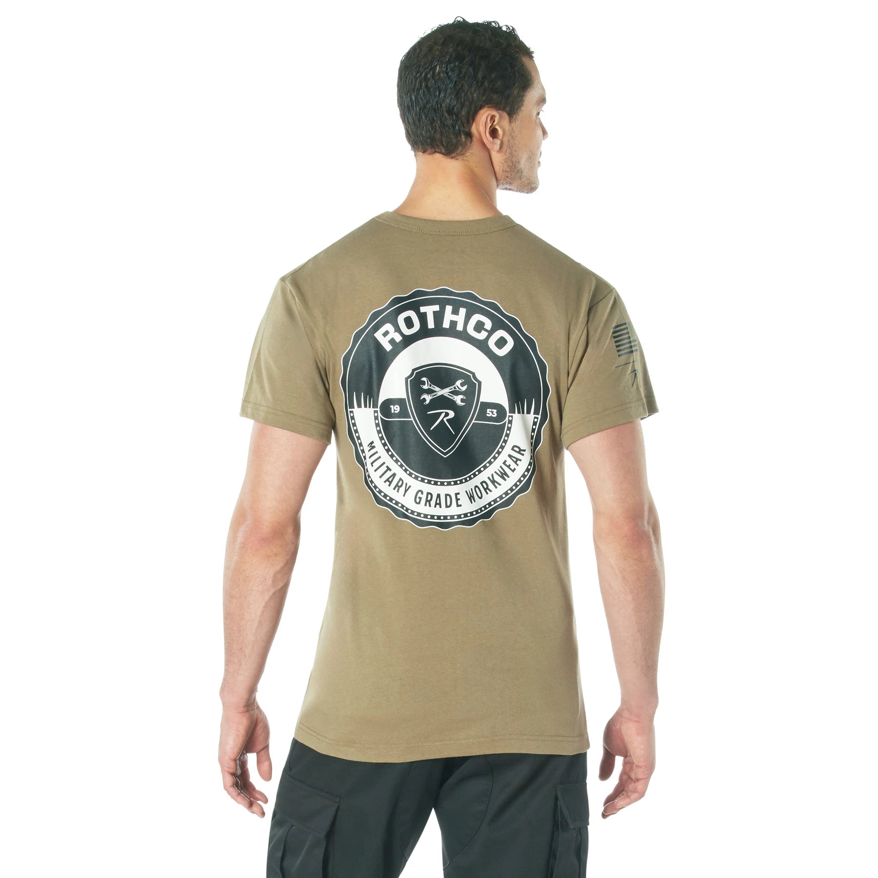Rothco Military Grade Workwear Bottle Cap T-Shirt Sneak Previews reverse view