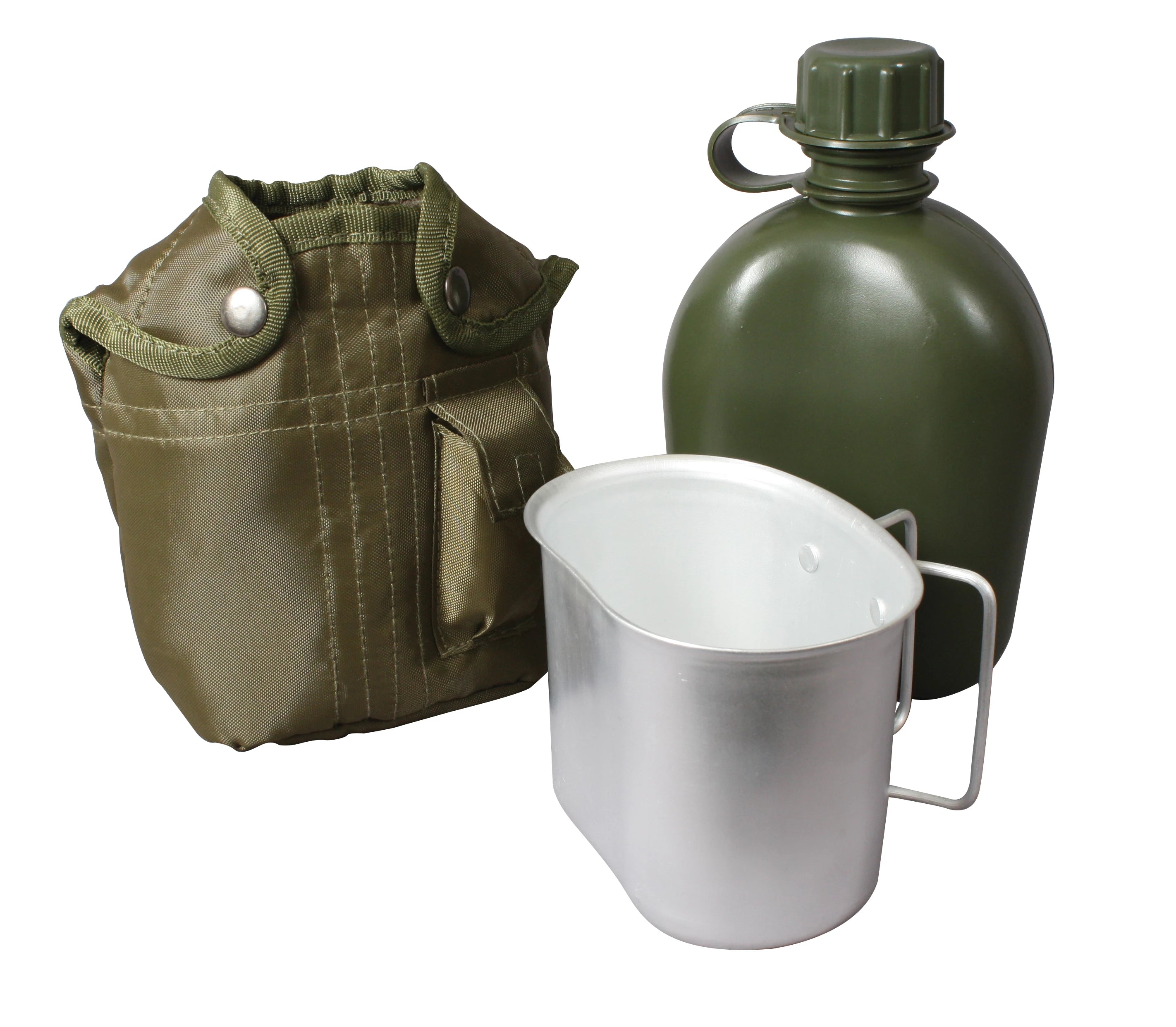 Rothco 3 Piece Canteen Kit With Cover & Aluminum Cup alternate photo