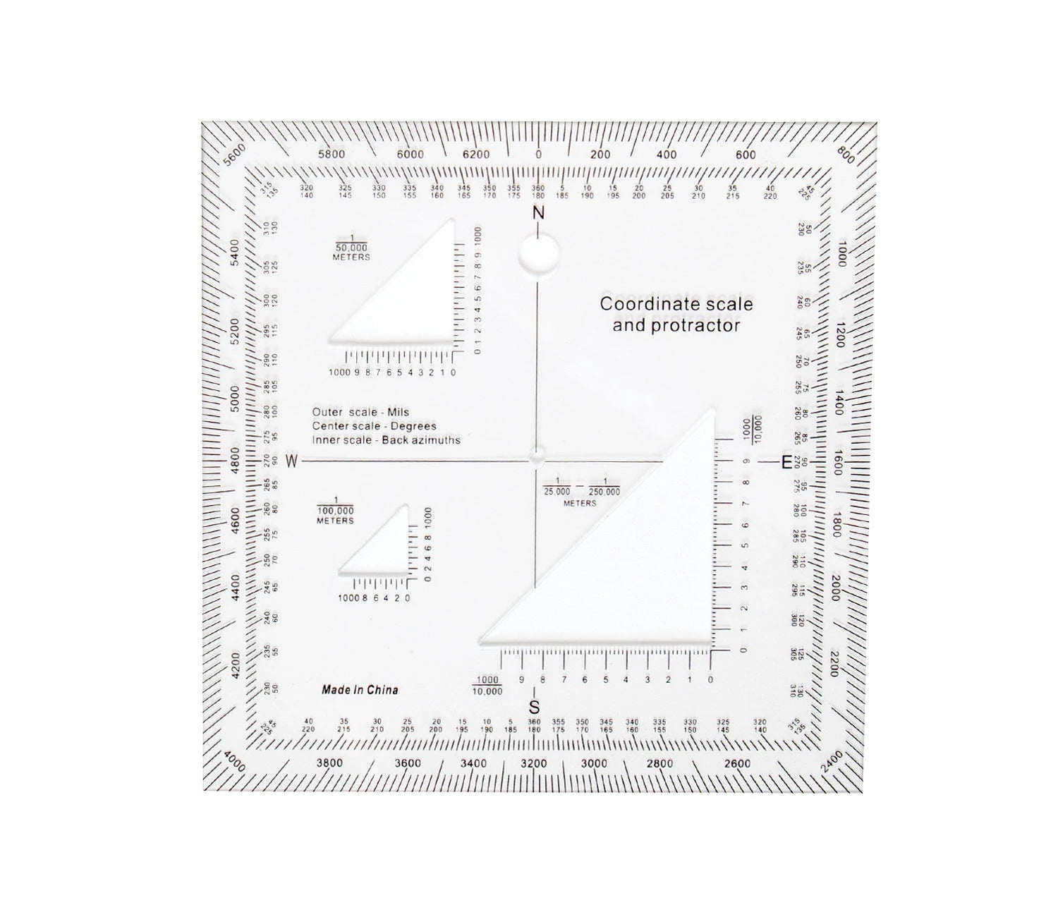 Coordinate Scale Protractor