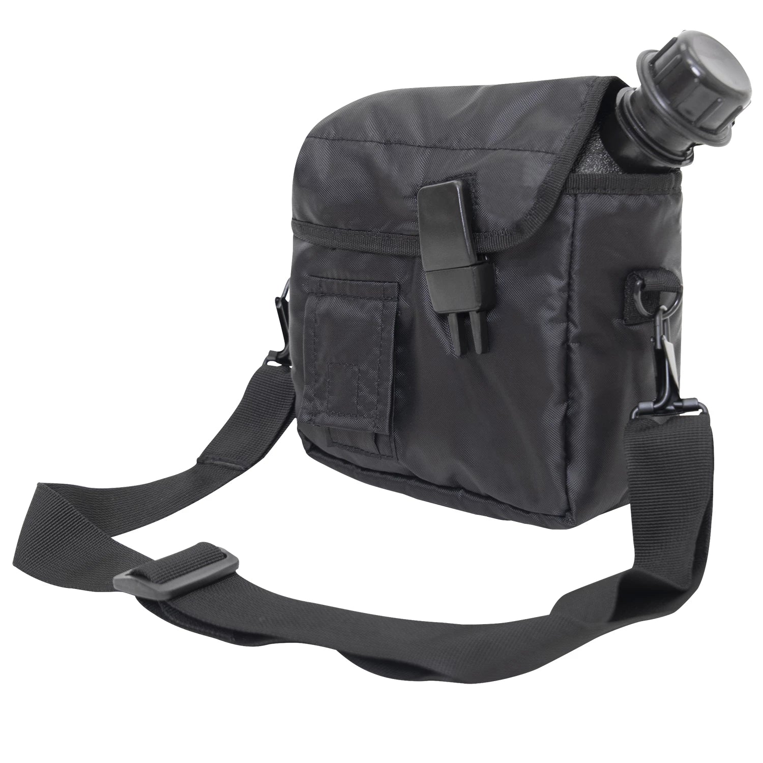 Rothco G.I. Type 2 QT. Bladder Canteen Cover Black Hydration detail photo
