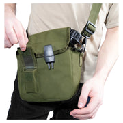 Rothco MOLLE 2 QT. Bladder Canteen Cover Coyote Brown Sneak reverse view