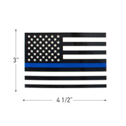Rothco Transparent Thin Blue Line Flag Decal Stickers & Decals close-up photo