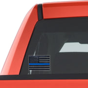 Rothco Transparent Thin Blue Line Flag Decal Stickers & angled product photo