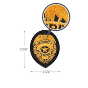 Rothco Security Patch Black / Gold Public Safety Patches alternate photo