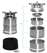Rothco Stainless Steel Portable Camping / Backpacking Stove & Survival detail photo
