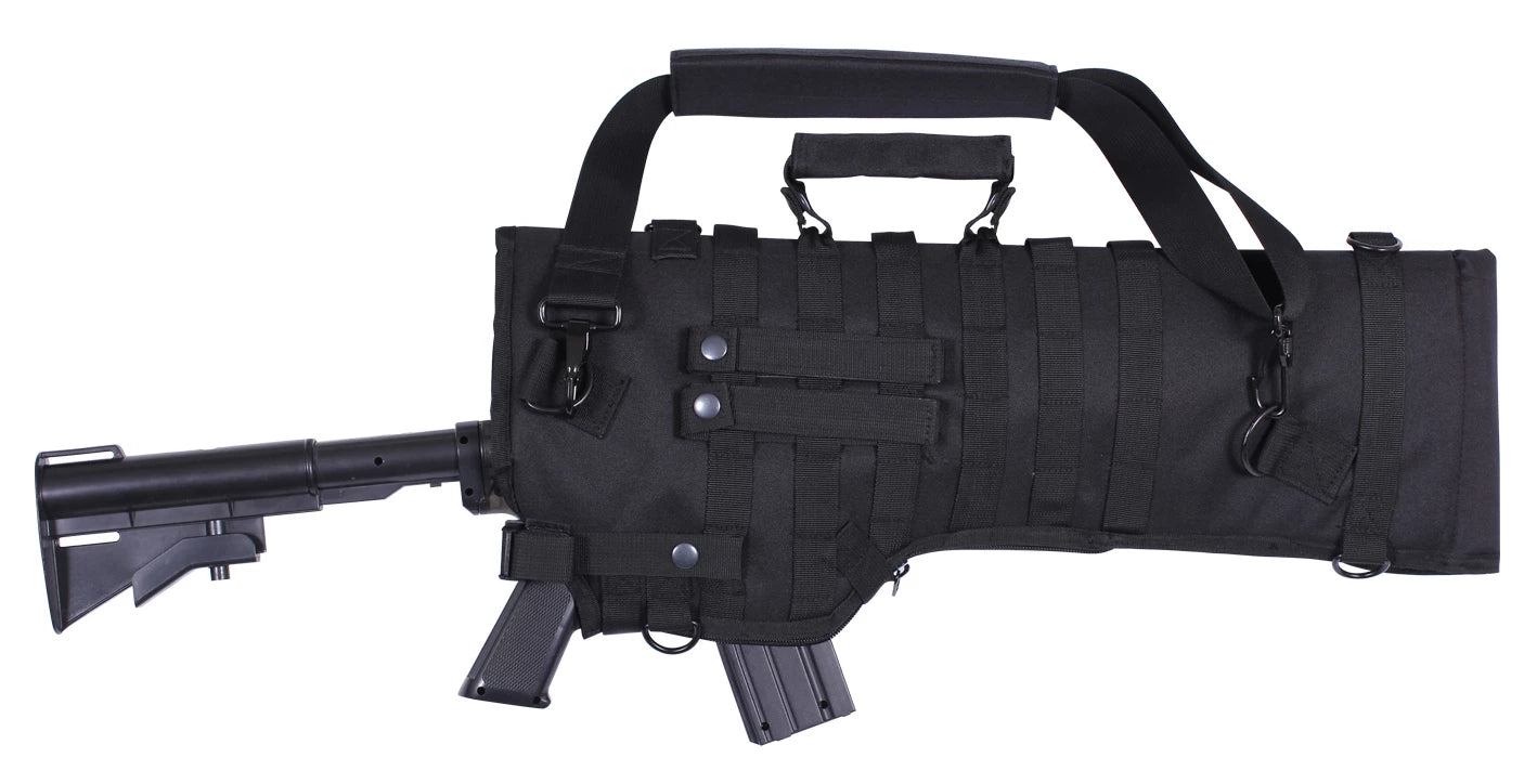 Rothco Tactical MOLLE Rifle Scabbard Black Cases & Range angled product photo