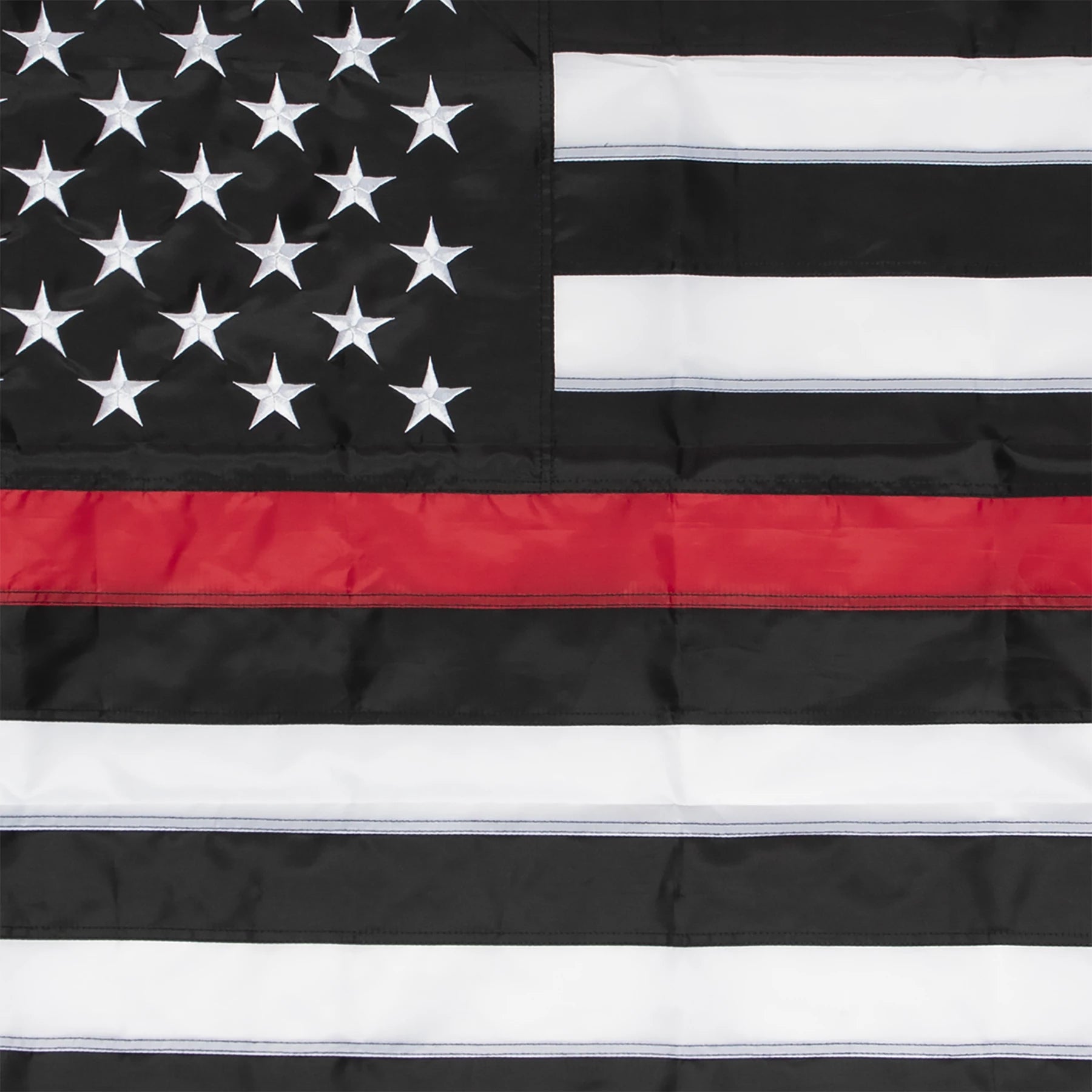 Rothco Deluxe Thin Red Line Flag / 3' X 5' alternate photo
