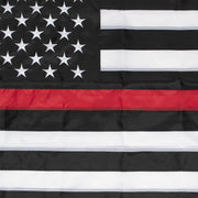 Rothco Deluxe Thin Red Line Flag / 3' X 5' alternate photo