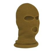 Rothco Fine Knit Three Hole Facemask Black New Arrivals side detail photo