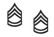 Rothco Sergeant First Class Polished Insignia Pin Gold & Crests additional view