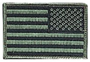 ROTHCo Iron On / Sew On Embroidered US Flag Patch - Security Pro USA