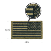 Rothco OCP American Flag Patch With Hook Back Patches detail photo