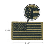 Rothco OCP American Flag Patch With Hook Back Patches close-up photo