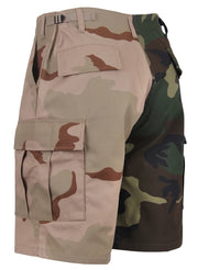 Rothco Two-Tone Camo BDU Short Shorts reverse view