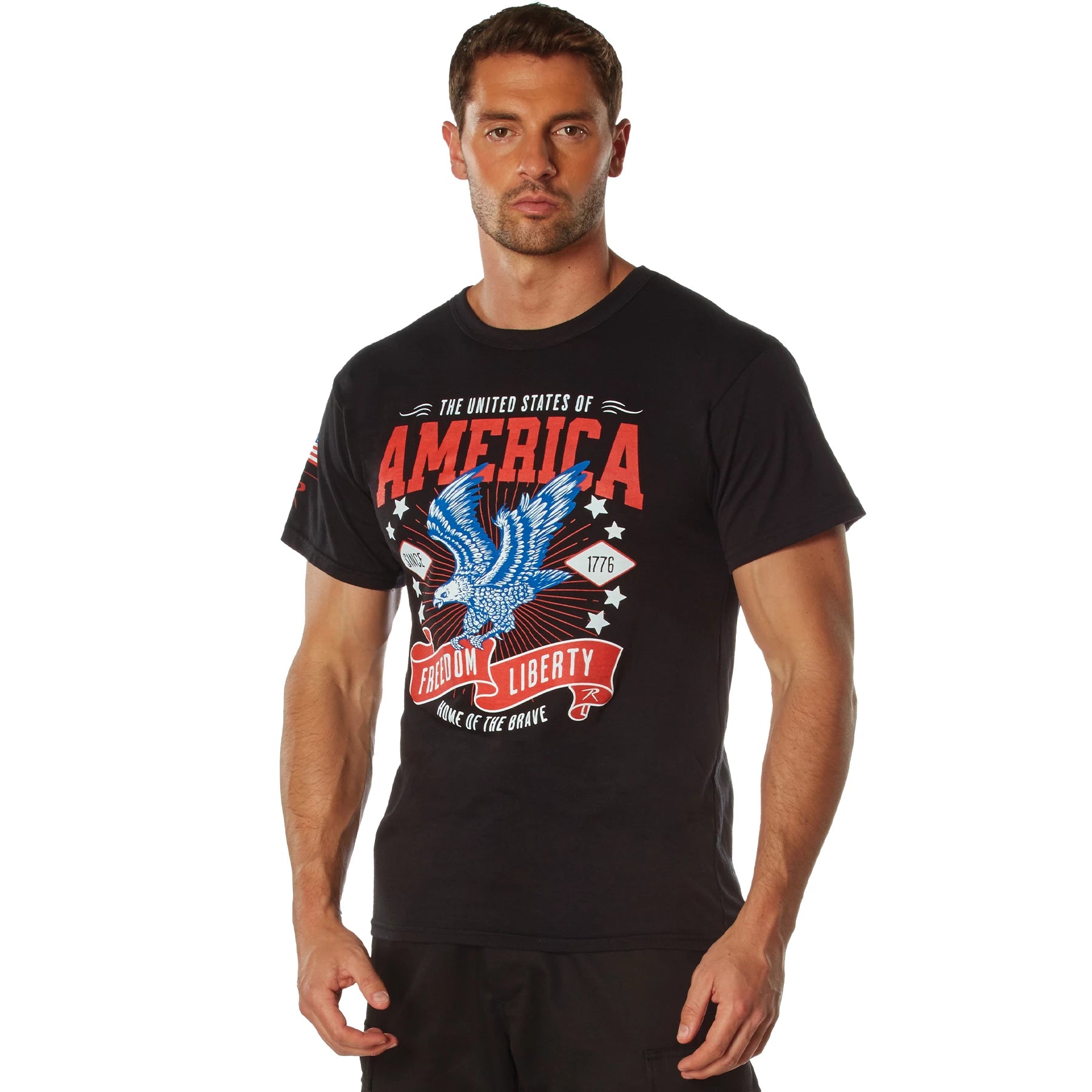 Rothco Freedom & Liberty Patriotic T-Shirt New Arrivals reverse view