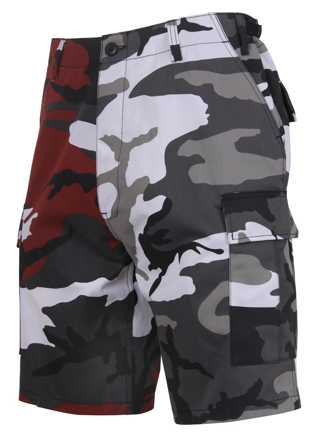 Rothco Two-Tone Camo BDU Short Shorts close-up photo