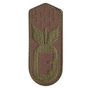 Rothco F-Bomb Patch With Hook Back - Coyote Brown Patches additional view